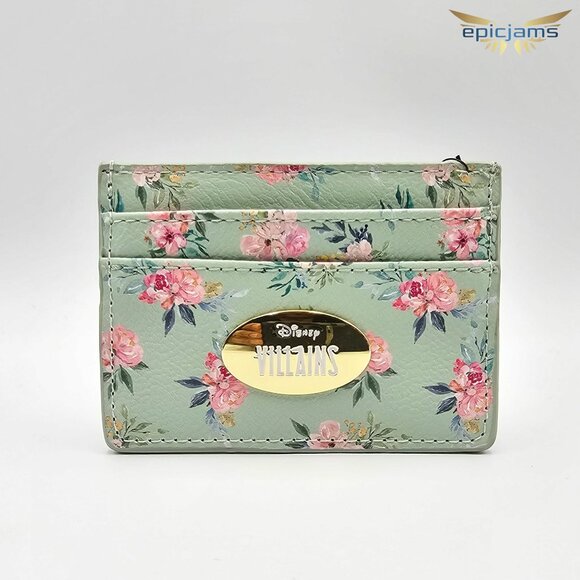Disney Villains Floral Mini Backpack & Card Holder Set - Exclusive New main image 4